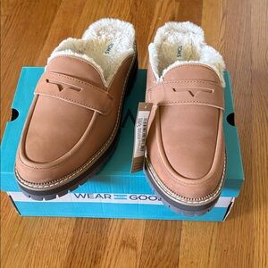 TOMS womens Brown Slip-On mules